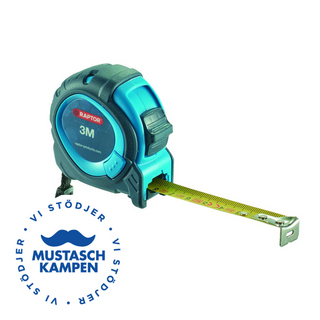 MÅTTBAND 3 M/16 MM RAPTOR